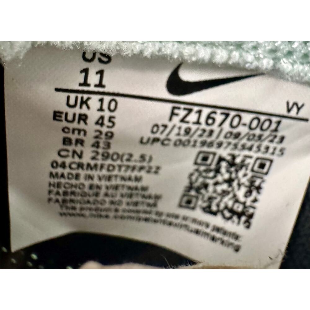 Nike Dunk Low Retro PRM Smoke Grey Barely Green FZ1670-001 Sz 11 # 418 - Picture 8 of 8